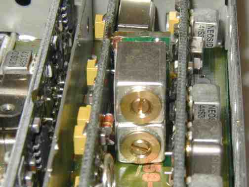 Helixfilter seitlich liegen fertig im C3 montiert.