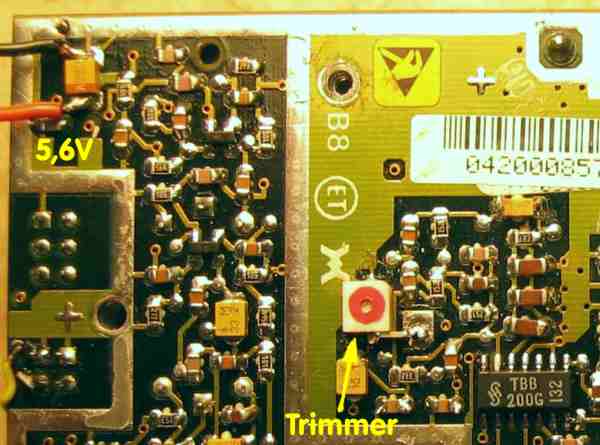 Unterseite Sythesizer