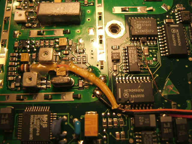 CTCSS-Modul Modulatoranschluss